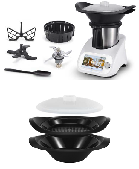 Smart Food Processor with various accessories